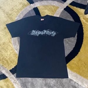 The Supreme Smoke Tee in Black
